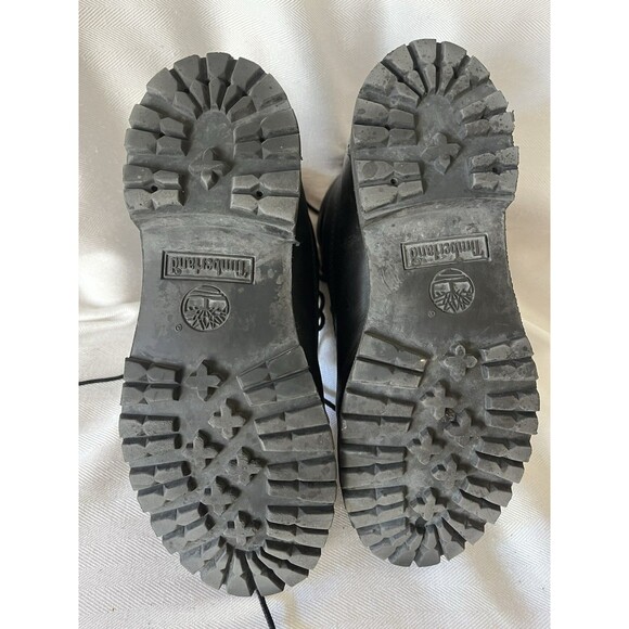 Timberland Work Boots, Women Size 6 Black Leather Lace Up, The Toughest Workboot - Picture 12 of 12